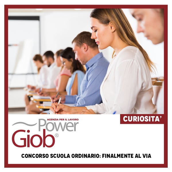 CONCORSO SCUOLA ORDINARIO: FINALMENTE AL VIA