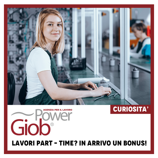 LAVORI PART â€“ TIME? IN ARRIVO UN BONUS!