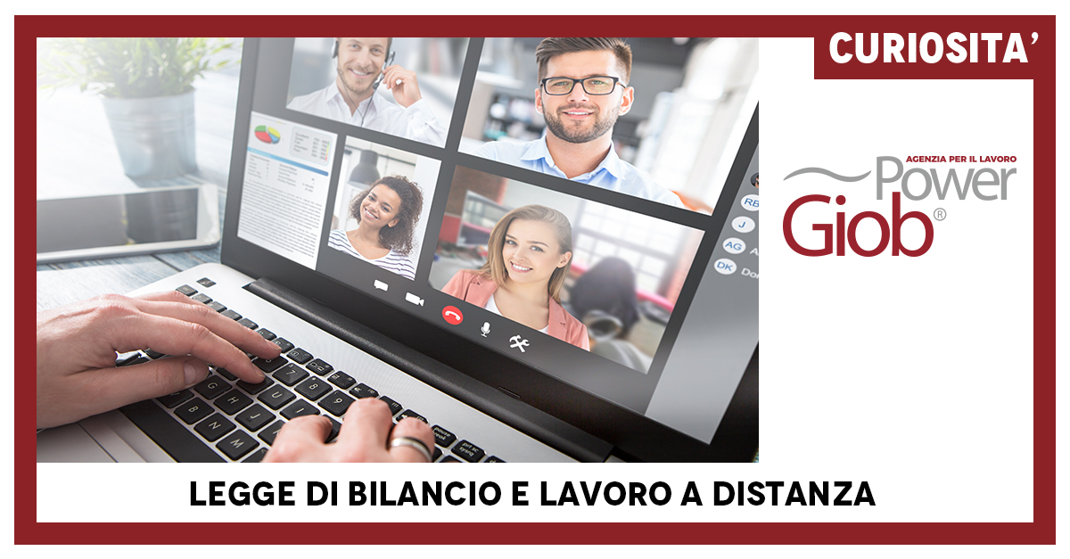 LEGGE DI BILANCIO E LAVORO A DISTANZA