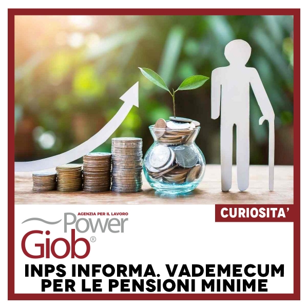 INPS INFORMA. VADEMECUM PER LE PENSIONI MINIME