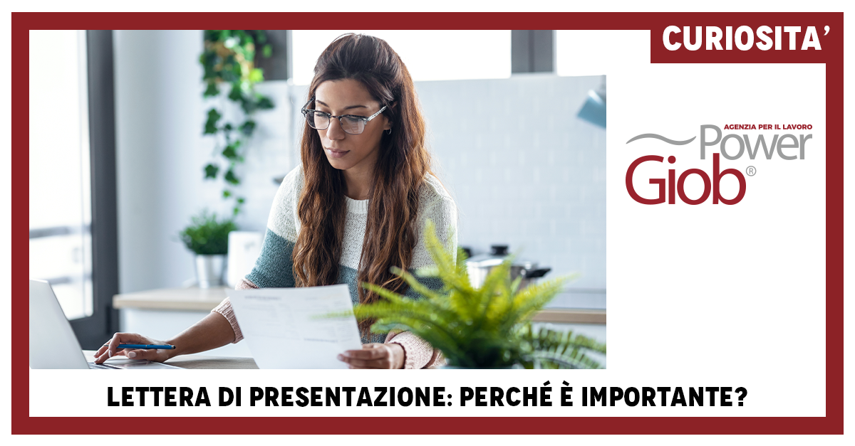 LETTERA DI PRESENTAZIONE: PERCHÉ È IMPORTANTE?