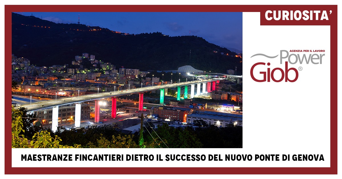MAESTRANZE FINCANTIERI DIETRO IL SUCCESSO DEL NUOVO PONTE DI GENOVA