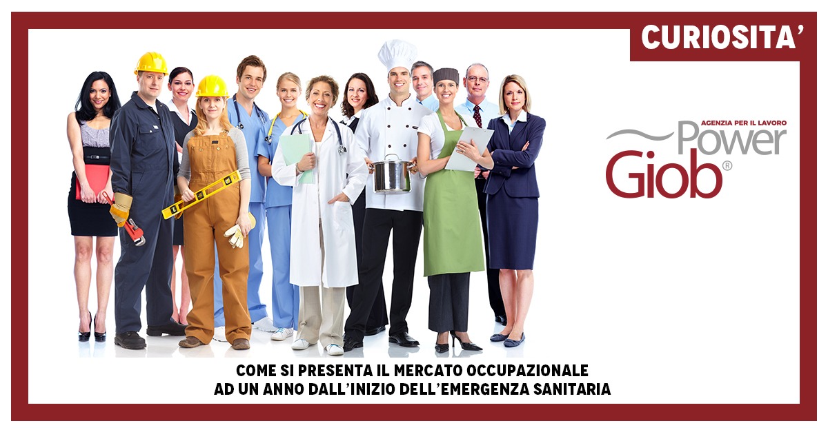 COME SI PRESENTA IL MERCATO OCCUPAZIONALE AD UN ANNO DALL'INIZIO DELL'EMERGENZA SANITARIA