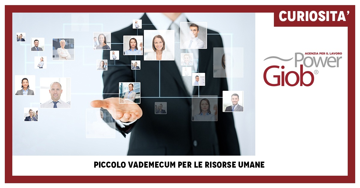 PICCOLO VADEMECUM PER LE RISORSE UMANE