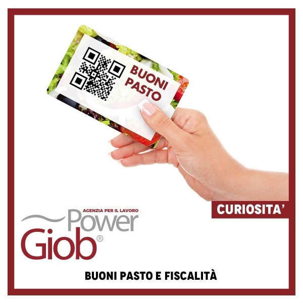 BUONI PASTO E FISCALITà€