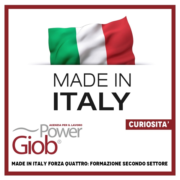 MADE IN ITALY FORZA QUATTRO: FORMAZIONE SECONDO SETTORE 