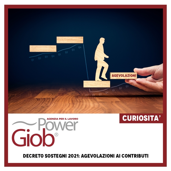 DECRETO SOSTEGNI 2021: AGEVOLAZIONI AI CONTRIBUTI