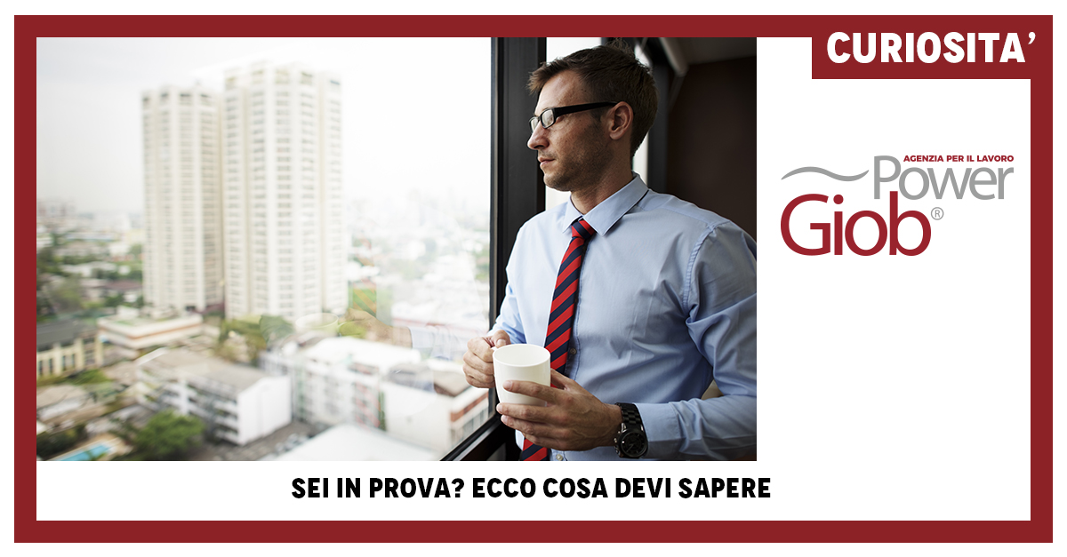 SEI IN PROVA? ECCO COSA DEVI SAPERE