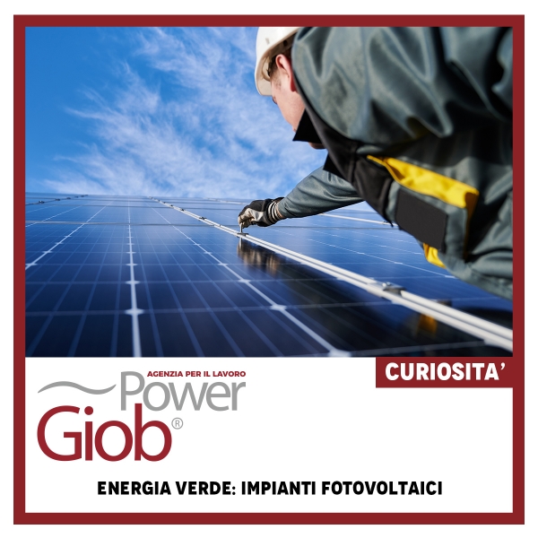ENERGIA VERDE: IMPIANTI FOTOVOLTAICI