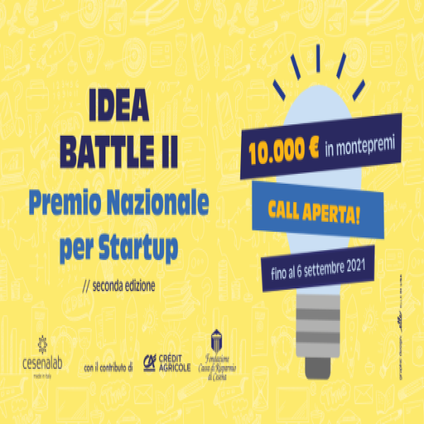 Startup -  al via il premio Idea Battle II